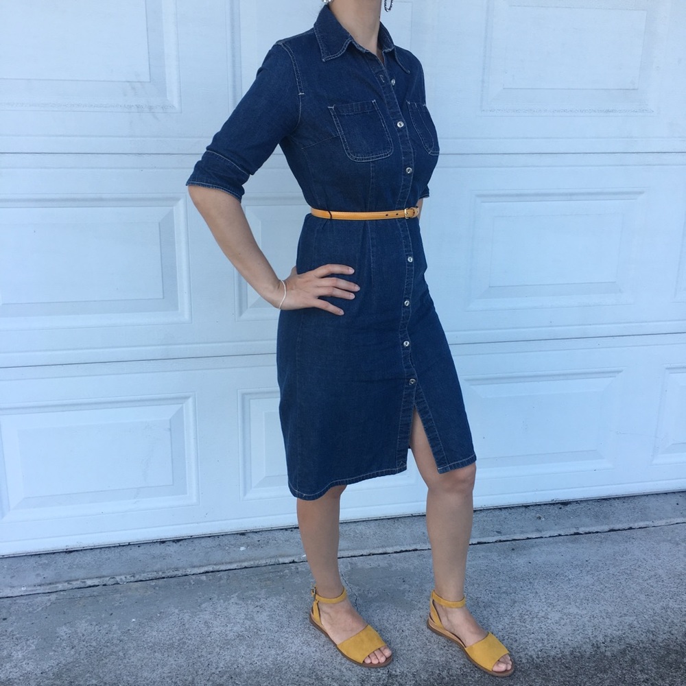 Vintage Gap Denim Dress Sz 1